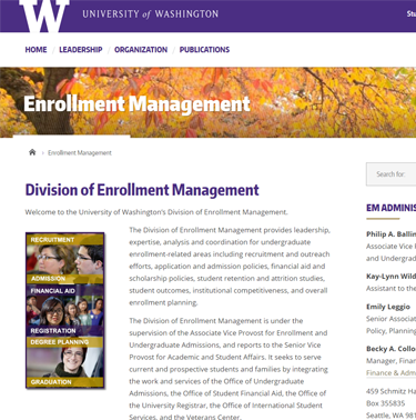 Division of Enrollment Management